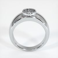 14K White Gold Men's Ring Setting Image