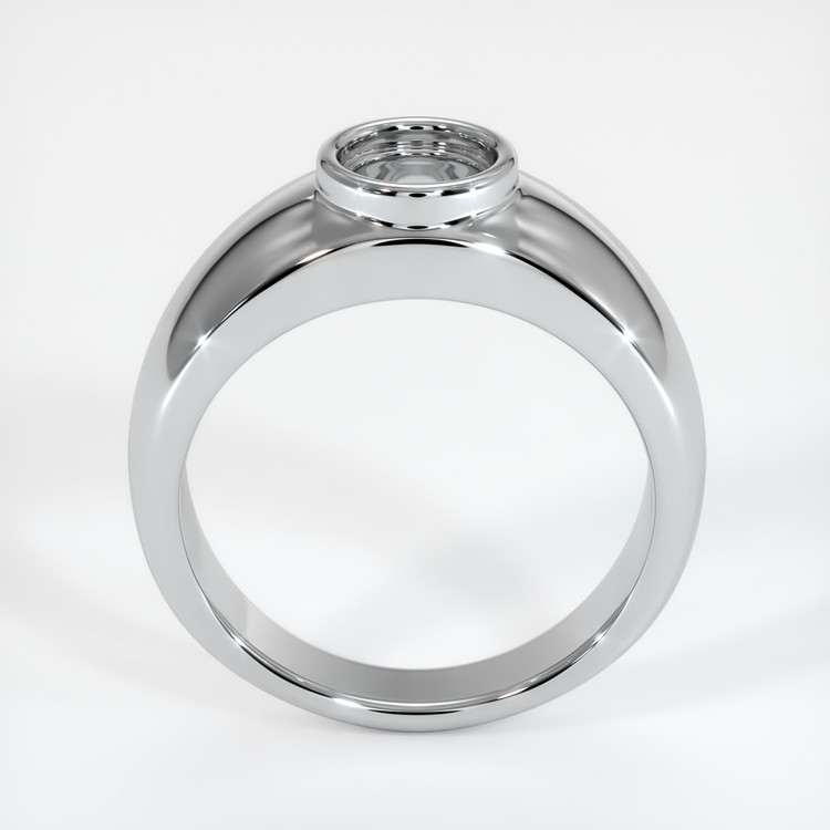 14K White Gold Men's Ring Setting