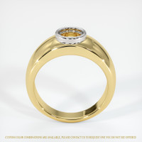 14K White & Yellow Men's Ring Setting Image