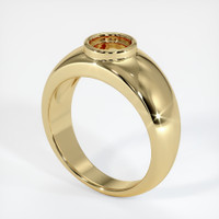 10K Yellow Gold Men's Ring Setting Video