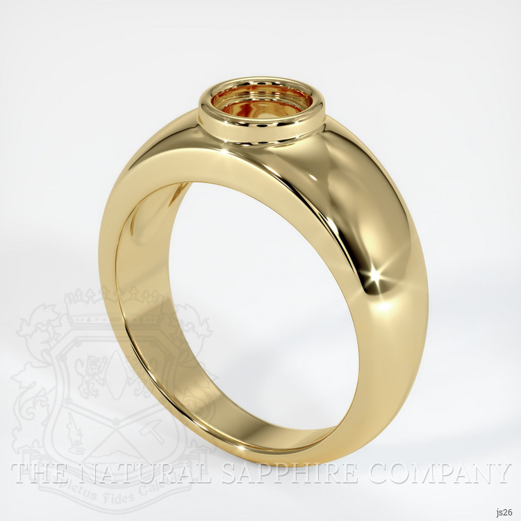 10K Yellow Gold Men's Ring Setting