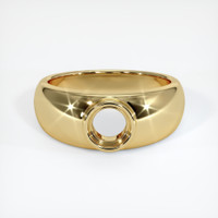 10K Yellow Gold Men's Ring Setting Image
