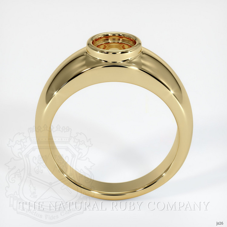 10K Yellow Gold Men's Ring Setting