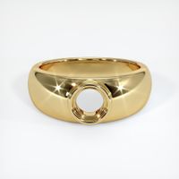 14K Yellow Gold Men's Ring Setting Image