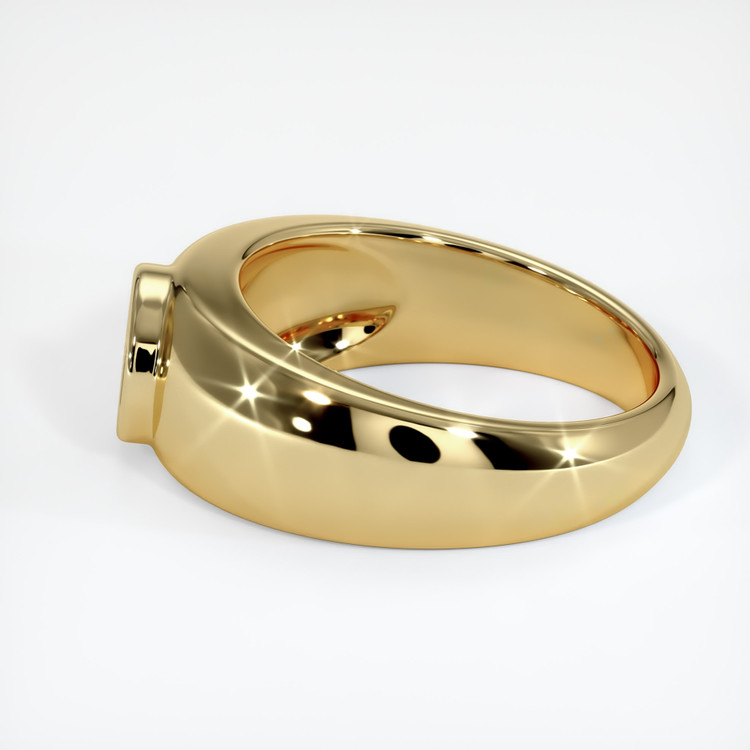 14K Yellow Gold Men's Ring Setting