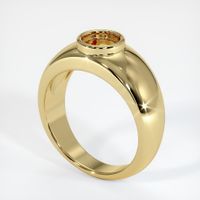 18K Yellow Gold Men's Ring Setting Video