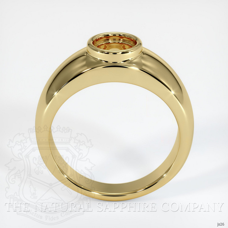 18K Yellow Gold Men's Ring Setting