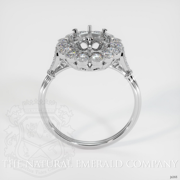 Platinum 950 Antique Style Ring Setting