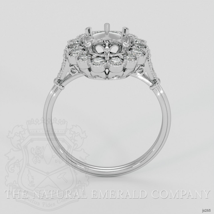 Platinum 950 Antique Style Ring Setting