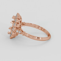 14K Rose Gold Antique Style Ring Setting Image