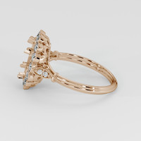 14K Rose Gold Antique Style Ring Setting Image