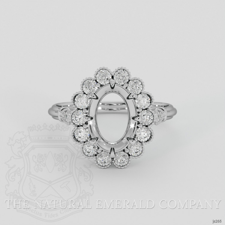 Silver Antique Style Ring Setting