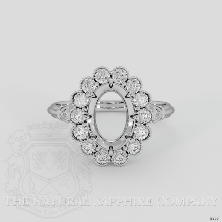 Silver Antique Style Ring Setting
