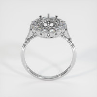 14K White Gold Antique Style Ring Setting Image