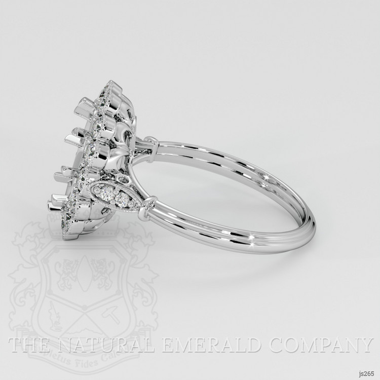18K White Gold Antique Style Ring Setting