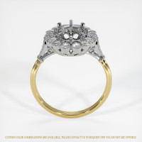 18K White & Yellow Antique Style Ring Setting Image