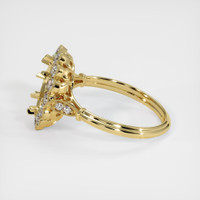 18K Yellow Gold Antique Style Ring Setting Image