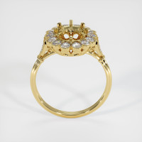 18K Yellow Gold Antique Style Ring Setting Image