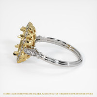 14K Yellow White Ring Setting Image