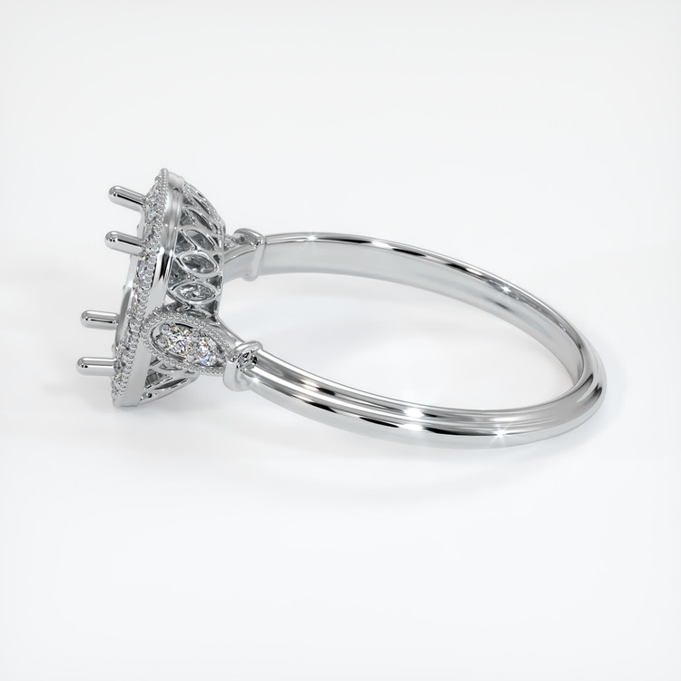 Platinum 950 Antique Style Ring Setting