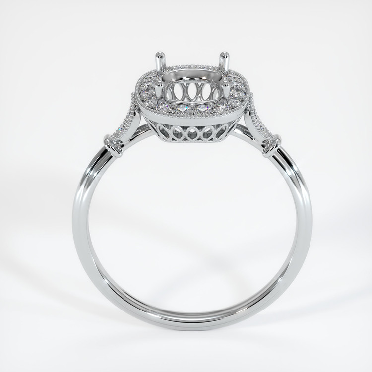 Platinum 950 Antique Style Ring Setting