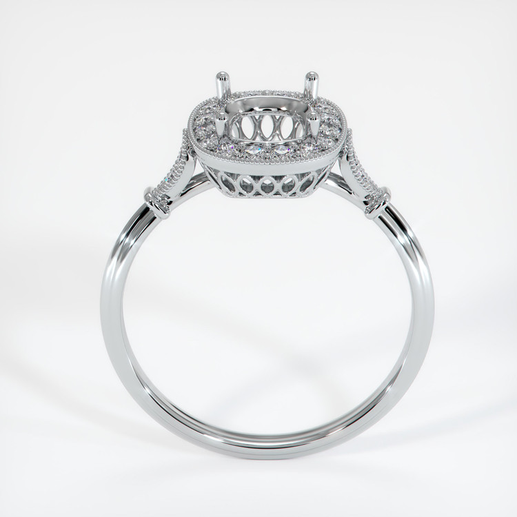 Platinum 950 Antique Style Ring Setting