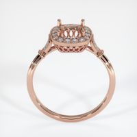 14K Rose Gold Antique Style Ring Setting Image