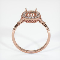 14K Rose Gold Antique Style Ring Setting Image