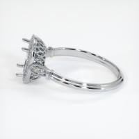 10K White Gold Antique Style Ring Setting Image
