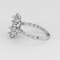 18K White Gold Antique Style Ring Setting Image