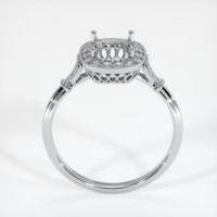 18K White Gold Antique Style Ring Setting Image