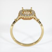 14K Yellow Gold Antique Style Ring Setting Image