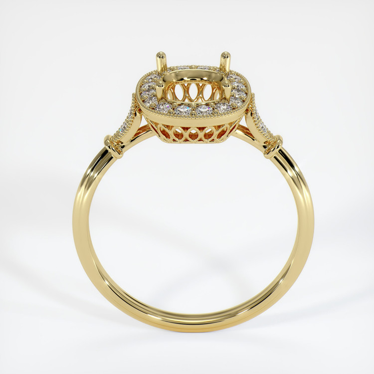 14K Yellow Gold Antique Style Ring Setting