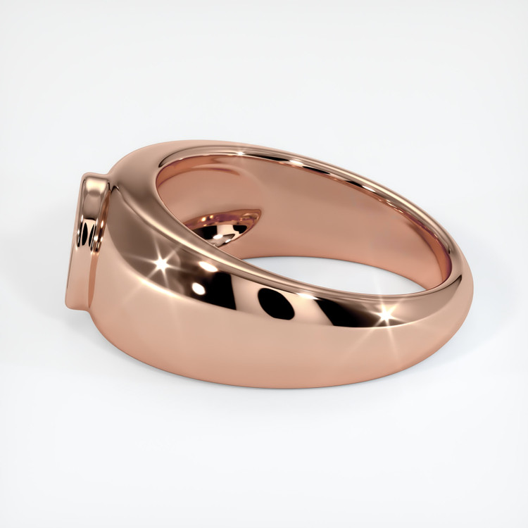 14K Rose Gold Men's Ring Setting