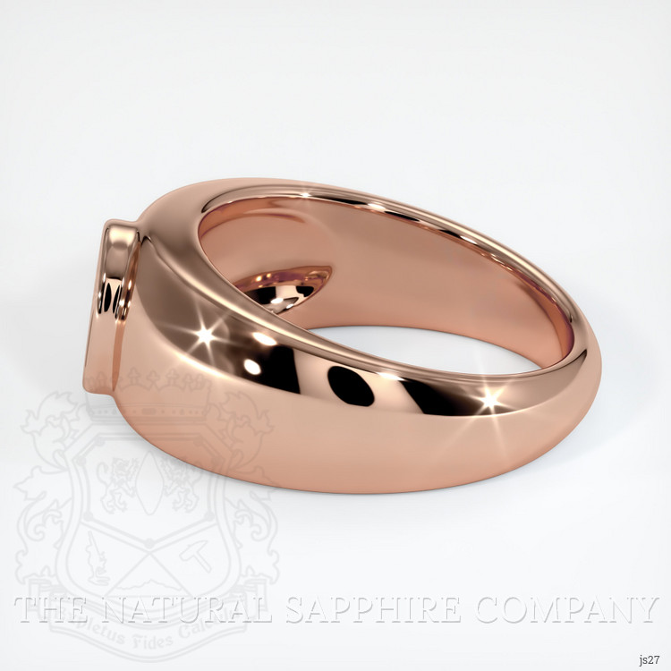 14K Rose Gold Men's Ring Setting