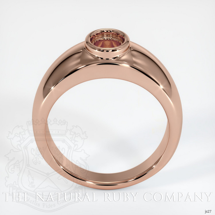 14K Rose Gold Men's Ring Setting