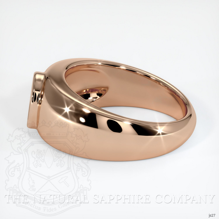 18K Rose Gold Men's Ring Setting