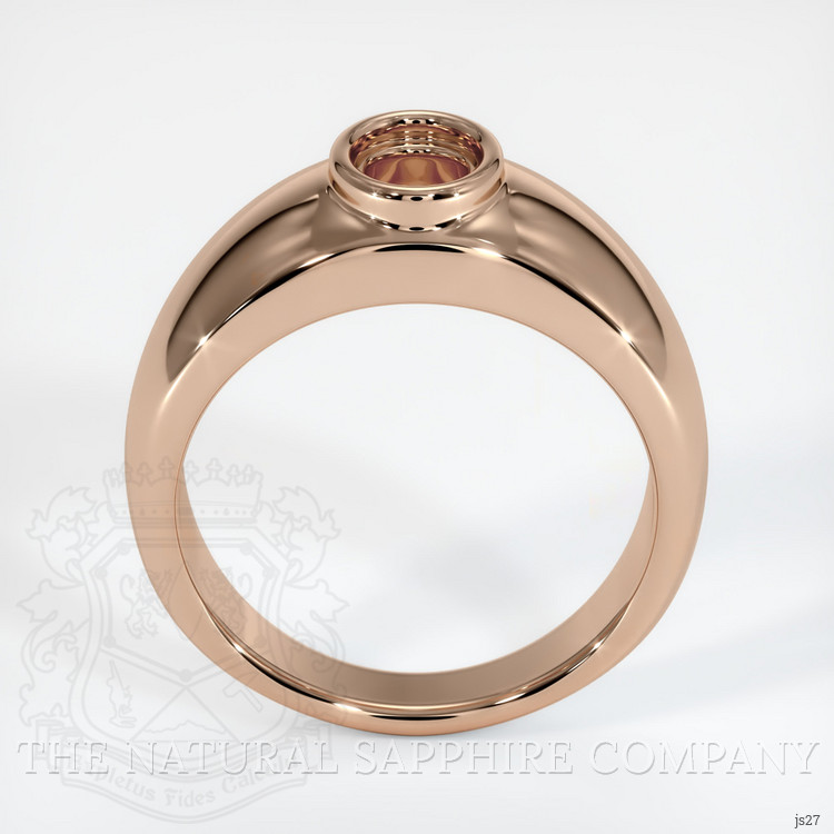 18K Rose Gold Men's Ring Setting