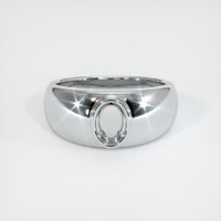 Silver Men's Ring Setting Image