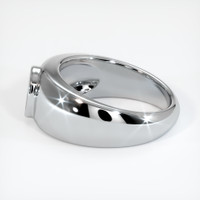 10K White Gold Men's Ring Setting Image
