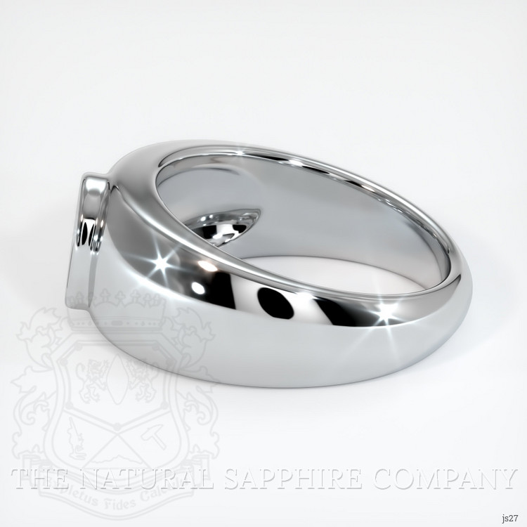 10K White Gold Men's Ring Setting
