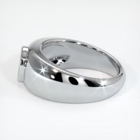 14K White Gold Men's Ring Setting Image