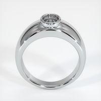 14K White Gold Men's Ring Setting Image