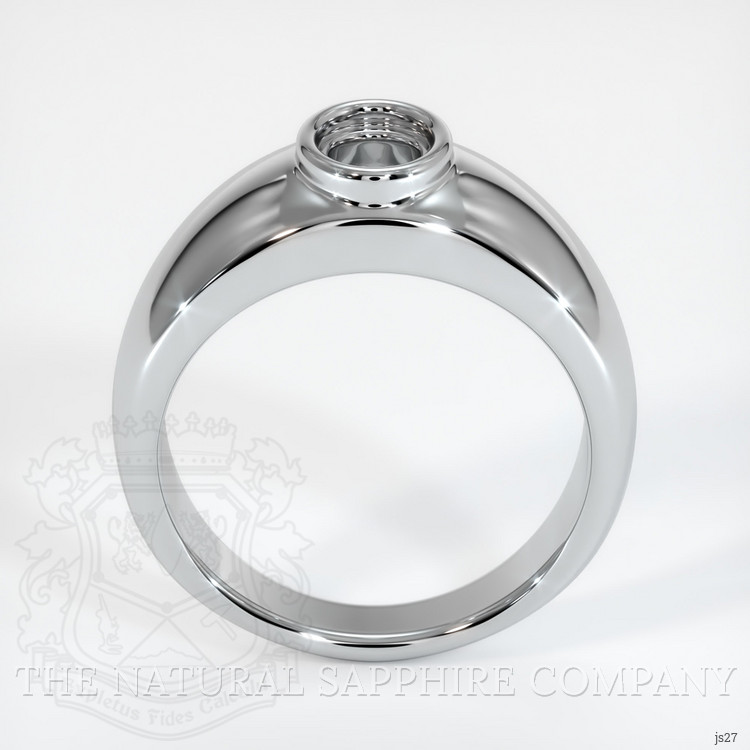 14K White Gold Men's Ring Setting