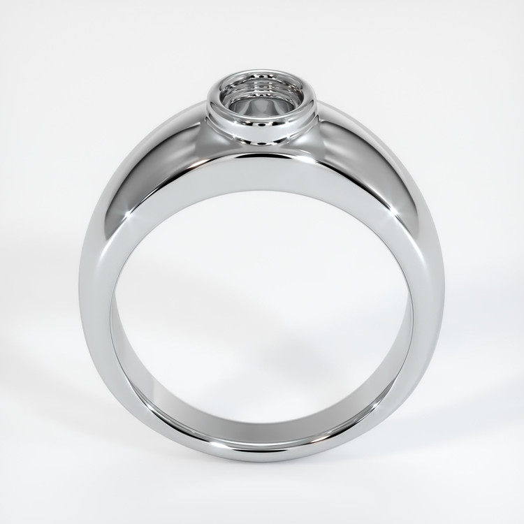 18K White Gold Men's Ring Setting