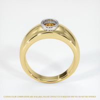 18K White & Yellow Men's Ring Setting Image