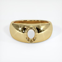 10K Yellow Gold Men's Ring Setting Image