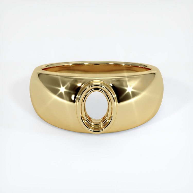 14K Yellow Gold Men's Ring Setting