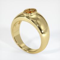 18K Yellow Gold Men's Ring Setting Video