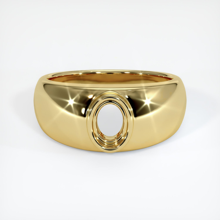 18K Yellow Gold Men's Ring Setting